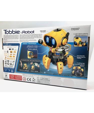 CIC21-893 Tobbie Interactive Robot | AI Capable | Infrared Sensor | Follow Me & Explore Play Modes | Develops Emotions | Gestures & Sound Effects - Buy Online on GoSupps.com