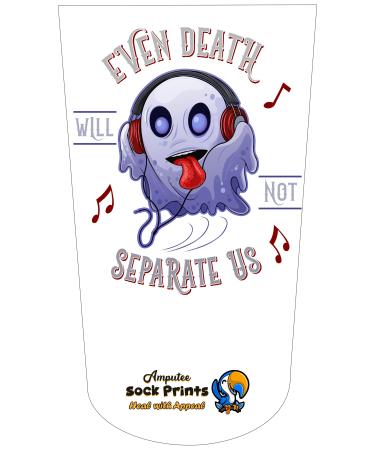 Heal with Appeal Amputee stump sock Death Will Not Seperate Us V1 3Ply stump sock