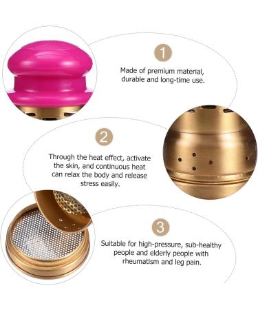 Buy Moxibustion Box Set - MOXA Heat Tank for Tendonitis Relief | Classic Ai-Box Copper Holder 9x6.5cm | International Shipping - Buy Online on GoSupps.com