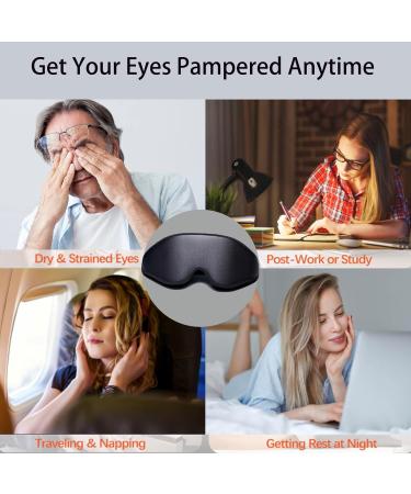 Buy 3D Sleep Mask for Side Sleepers - 100% Light Blocking Eye Cover for Men & Women - Soft Breathable Zero Pressure Night Blindfold - Buy Online on GoSupps.com