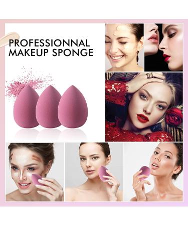 Spotential 8 PCS Makeup Sponge Set with Holder Case - Latex-Free Beauty Blender for Dry & Wet Use - Pink Makeup Puff Kit in Gift Box - Buy Online on GoSupps.com