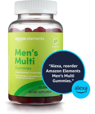 Amazon Elements - Men s Organic Multivitamin 90 Gummies (3 Gummies per Serving) Vegetarian Gluten free Certified Organic (Previously Revly) 90 Count (Pack of 1) - Buy Online on GoSupps.com