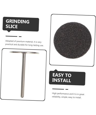 FRCOLOR 1 Set Nail Polishing Sheets Manicure Replaceable Sandpaper Discs Power Tool Sandpaper Disk Wisking Tool Electric Nail Implements Grinding Sheet Stainless Steel Lava Stone - Buy Online on GoSupps.com