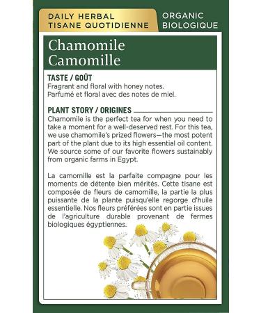 Traditional Medicinals - Organic Chamomile Herbal Tea (Pack of 6) - Soothing and Relaxing - 96 Tea Bags Total Tea Chamomile 16 Count (Pack of 6) - Buy Online on GoSupps.com