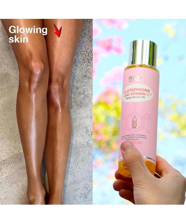 AILKE BOOST LUSTER AILKE Glutathione and Vitamin C Body Whitening Serum Oil radiant glow and smooth skin for body & hands & legs daily hydration for all skin types 250 ml Pack of 1 1 copy - Buy Online on GoSupps.com