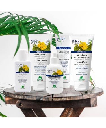  Natura House Natura House PSORISTOP Soothing Moisturizing Protective Scalp Mask Eliminates scalp flaking itching and redness 98.8% natural 200 ml Made in - Buy Online on GoSupps.com