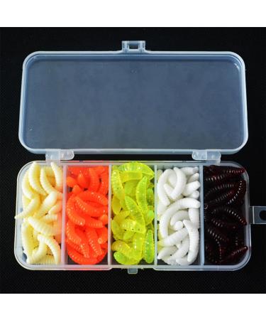 350 PCS Artificial Bait Worms for Fishing - Soft Plastic Trout Bait Box Set with 150 Mealworms & 200 Small Earthworms - Ideal for International Fishing Adventures - Buy Online on GoSupps.com