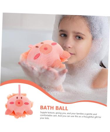 Angoily Cartoon Bath Ball Loofah Scrub Mesh Bath Sponge Bath Scrubber Shower Sponge Loofah Shower Luffa Puff Balls Cartoon Mesh Pouf Cleaning Loofah Ball for Bathing Child Body Hair Ring - Buy Online on GoSupps.com