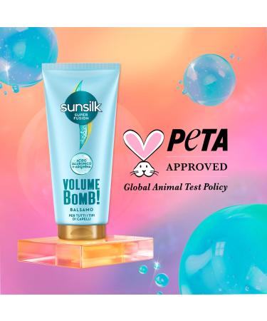  Sunsilk Sunsilk Volume Bomb Balm for All Hair Types Super Fusion Formula 24h with Hyaluronic Acid and Arginine Nourishing Action Moisturizing Volumizing Illuminating - 3 Bottles of 180ml - Buy Online on GoSupps.com