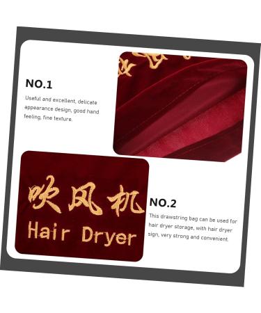 Healeved 9 Pcs Hair Dryer Storage Bag Velvet Storage Bag Travel Makeup Bag Organizer Travel Blow Dryer Fabric 29.5x27cmx3pcs As Shownx3pcs - Buy Online on GoSupps.com