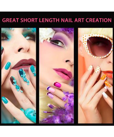 Short Coffin Nail Tips 420pcs | Etercycle Upgraded Double-sided Matte Gel Tips for Nail Extensions | Full Cover Acrylic False Nails | Home DIY Nail Salon | 15 Sizes with Box - Buy Online on GoSupps.com