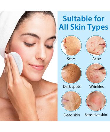 40pcs Glycolic Acid Pads for Face & Body - Exfoliating Peeling Pads with Vitamins B3 B5 C & E - Reduce Fine Lines & Wrinkles - Collagen Renewal - Green Tea & Calendula - Buy Online on GoSupps.com