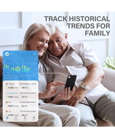 Wellue BP2A Smart Blood Pressure Monitor - Wireless Upper Arm Cuff with Bluetooth Connectivity - Buy Online on GoSupps.com