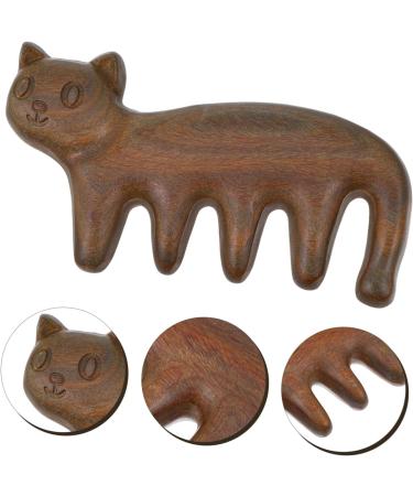 Beaupretty 1st Kitten Gr ner Sandelwood Comb - Face & Scalp Massage Brush for Ultimate Relaxation | International Shipping Available - Buy Online on GoSupps.com