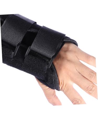 Buy Left Black Wrist Support Brace & Splint - Fixed Sleeve for Pain Relief | International Shipping Available - Buy Online on GoSupps.com