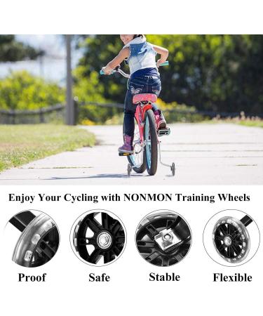 Buy Sunshine Smile 2-Piece Universal Support Wheels for Children's Bikes - Durable Black Iron Training Wheels for Kids - Buy Online on GoSupps.com