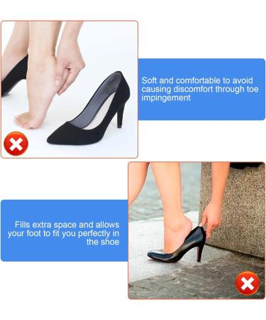 Molain 4 Pairs Toe Filler Inserts for High Heels - Unisex Soft Forefoot Pad for Foot Pain Relief - Buy Online on GoSupps.com