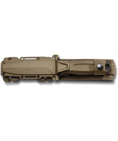 GERBER StrongArm Fixed Blade Knife - Coyote Brown | Fine Edge - Buy Online on GoSupps.com