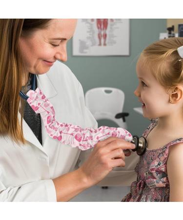 Buy Pink Love Stethoscope Sleeves - Soft Protective Covers for Nurses | 2 Pack Stethoscope Accessories - International Shipping Available - Buy Online on GoSupps.com