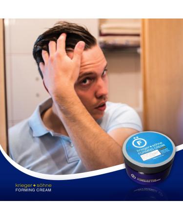 K+S Premium Forming Cream for Men - 4oz Jar | Salon Quality Hair Care | Natural Matte Finish & Medium Hold | Large Size - Buy Online on GoSupps.com