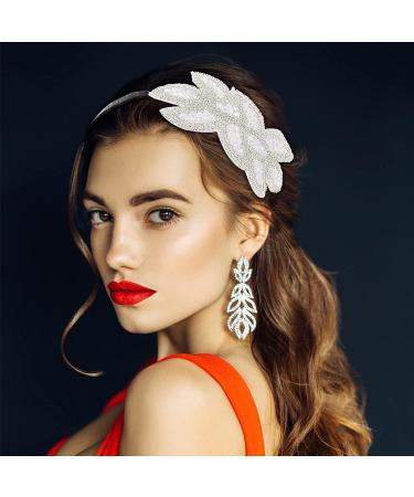 WLLHYF 1920s Flapper Headbands - Vintage Floral Leaf Rhinestone Hair Accessory for Women and Girls - Perfect for Costume Party and Valentines - 3 Pieces - Buy Online on GoSupps.com