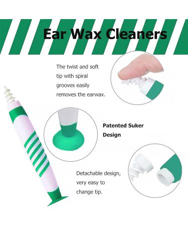 17 pcs Ear Wax Removal Kit | Reusable Ear Cleaner with Soft Silicone Spiral Tips for Adults & Children - Buy Online on GoSupps.com