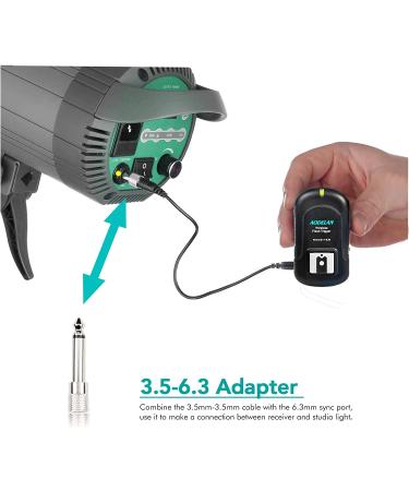 AODELAN Wireless Flash Trigger Set | Remote Speedlite Trigger for Hot Shoe Flash Units - Buy Online on GoSupps.com