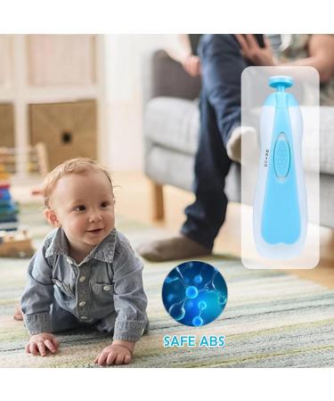 Woeau Baby Nail Clippers with LED Light and 6 Grinding Heads - Safe and Reusable Baby Nail File for Newborns, Toddlers, and Adults - Buy Online on GoSupps.com