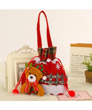 EviKoo Bonbonla Veille No l - No l Cordon pour Bonbons Sac Cadeau Portable pour Sac Rangement Bonbons avec Cordon Serrage pour Biscuits Bonbons - Buy Online on GoSupps.com