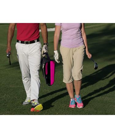 Getfitsoo Golf Shoe Bag | Ventilated Travel Bags for Men & Women | Outdoor Zippering Sports Shoe Storage - Rose - Buy Online on GoSupps.com