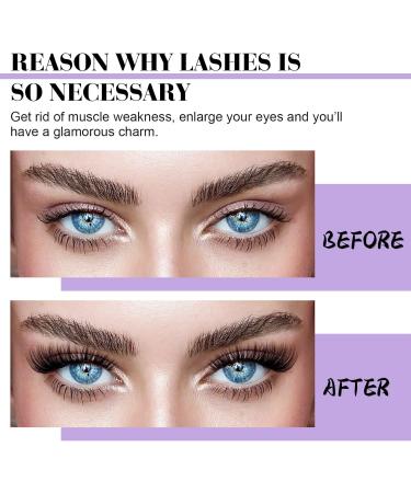 B&Q 280 PCS Cluster Lashes DIY Extension Kit with Bond & Seal Remover, Applicators - Kit-40D-D Curl 9-16mm - Buy Online on GoSupps.com