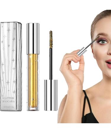 Mascara paillet pour cils mascara paillet pour femme Mascara boucl volumineux imperm able | Maquillage pour les yeux scintillant longue dur e s chage rapide et pigment pour le maquillage de f te 2# - Buy Online on GoSupps.com