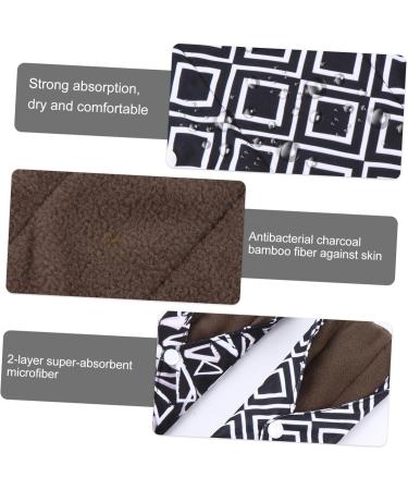 4 Pack Washable Women's Heavy Flow Menstrual Pads | Reusable Breastfeeding Insert & Hygiene Pillow | Eco-Friendly Mama Fabric Underlay - Buy Online on GoSupps.com