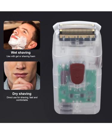 Buy Cordless Waterproof Men s Electric Razor - USB Charging Travel-Friendly Transparent Shell - Buy Online on GoSupps.com