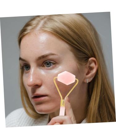 Shop Premium Pink Jade Massage Tools | Face Rollers & Gua Sha for Beauty and Muscle Care - 14x5cm - Buy Online on GoSupps.com