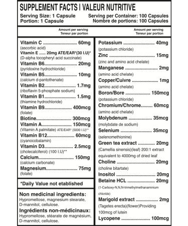 Predator Labs Multi + 100 capsule - Complete unisex formula Multi+ is the ultimate vitamin complex for iron health. It includes vitamins minerals trace elements plants and more. It fills in your gaps to allow better energy and metabolic processes. It help - Buy Online on GoSupps.com