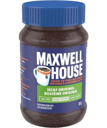 Maxwell House Decaf Instant Coffee 150g Decaf 150 g (Pack of 1) - Buy Online on GoSupps.com