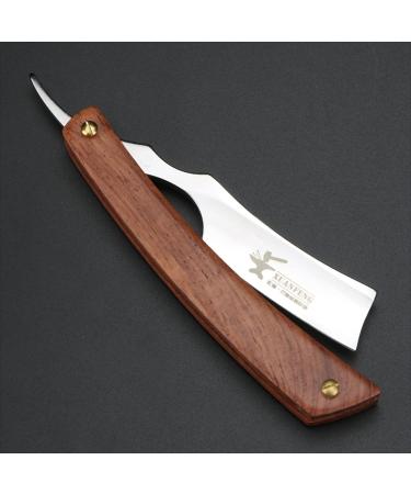 Fbrerurt Barber Razor for Straight Shave | Premium Wet Shaving Set for Men | Silver Classic Hairdresser Gift - Buy Online on GoSupps.com