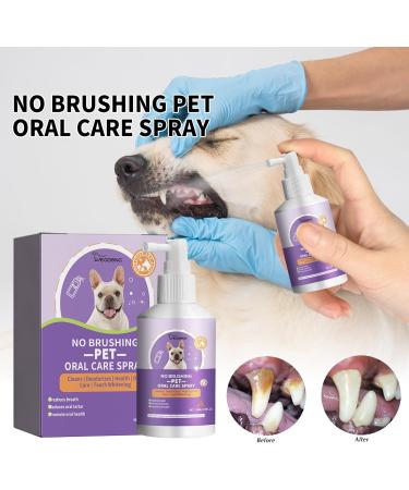 Sofenthiss - Sofenthiss Teeth Cleaning Spray for Dogs & Cats Dog Teeth Cleaning Spray Pet Oral Spray Clean Teeth Pet Breath Freshener Spray No Brushing Pet Oral Care Spray (3Pcs) - Buy Online on GoSupps.com