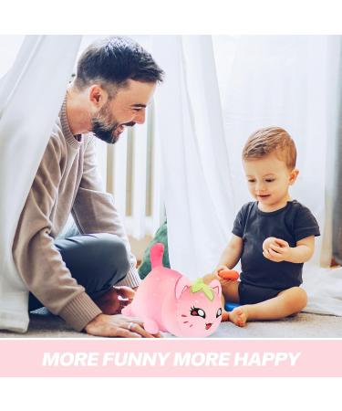 LAIBUY Cat Plush Pillow - Soft Kawaii Kitten Anime Hugging Toy, Cute Stuffed Animal for Kids - Birthday & Christmas Gift (Strawberries) - Buy Online on GoSupps.com