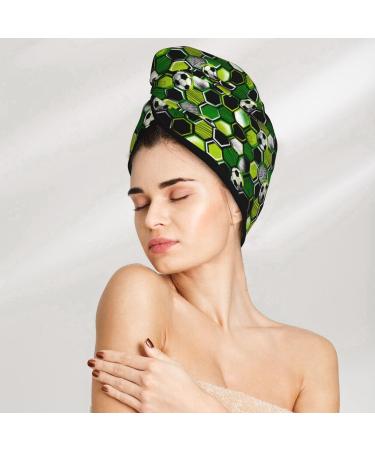 Hair Towel Wrap - Quick Drying Hair Turban with Button | Premium Absorbent Towel to Dry Hair Fast - Buy Online on GoSupps.com