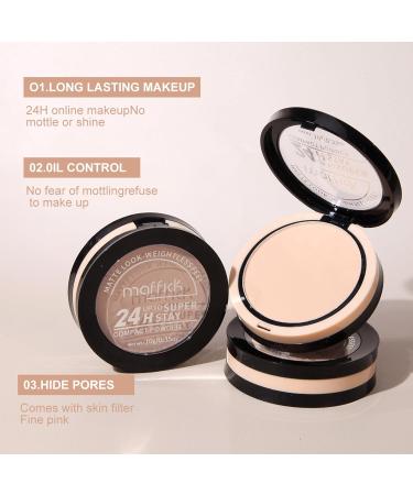 HD Finishing Pressed Setting Powder - Matte Oil-Control Powder for Even Skin Tone | Long-Lasting & Lightweight | All Skin Types - 02 Natural Color - Buy Online on GoSupps.com