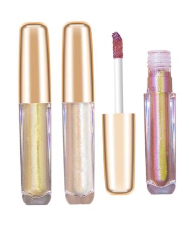 Liquid Glitter Eyeshadow 3PCS Metallic Multichrome Eyeshadow Highly Pigment Holographic Eyeshadow Long Lasting Chrome Eyeshadow 1 Style 1