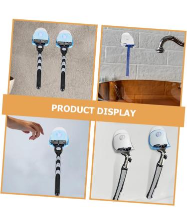 Frcolor 10 Pack Razor Hooks with Suction Cup - Wall Holder for Bathroom Shower | Men s Shaver & Brush Storage Solution - Buy Online on GoSupps.com