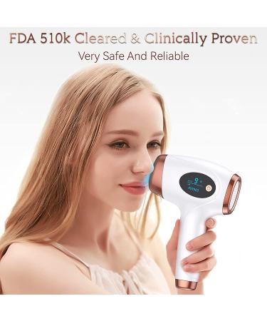 Aopvui At-Home IPL Hair Removal - Permanent Laser Hair Removal with 999900 Flashes for Women and Men - Facial Legs Arms Whole Body Treatment - Buy Online on GoSupps.com