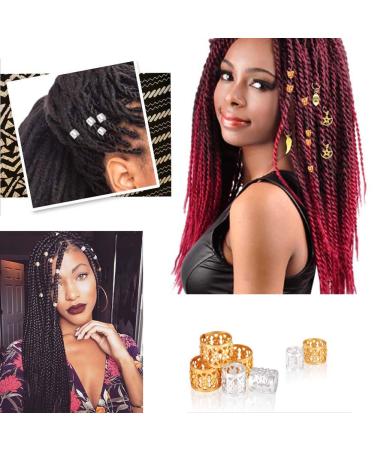ZTWEDEN 210PCS Aluminum Hair Coil Dreadlocks Beads - Hair Cuffs, Braids Clips, Braid Jewelry for Braids Accessories | Hair Decoration - Buy Online on GoSupps.com