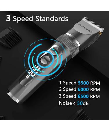 Professional 3-Speed Dog Clippers - Rechargeable & Quiet Pet Hair Trimmer for Grooming Dogs, Cats, and Pets - Buy Online on GoSupps.com