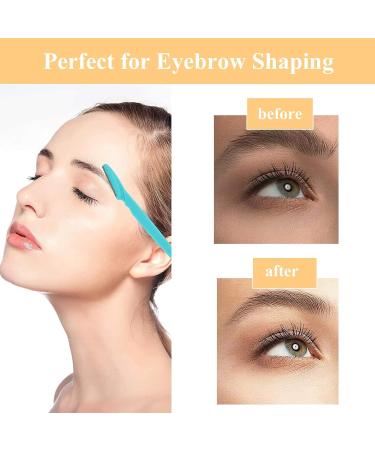 12-Piece Eyebrow & Facial Razor Set for Women & Men | Multi-Purpose Peeling Face Razors for Eyebrows & Body - Buy Online on GoSupps.com