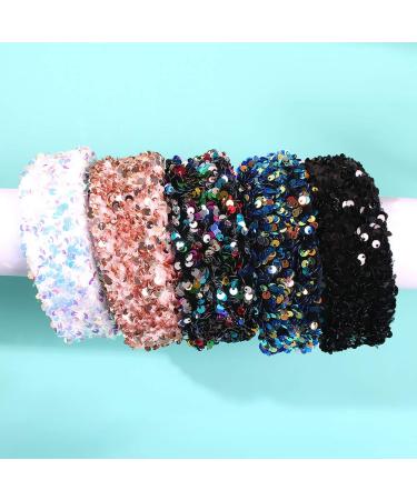 Stylish Asudaro Sequin Hair Ripe Headband for Women & Girls | Fashionable Colored Hair Accessories & Jewelry - Buy Online on GoSupps.com