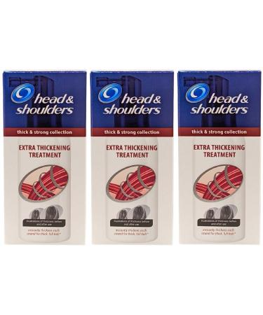 Head & Shoulders Extra Thick Hair Treatment 3 Pack 50ml